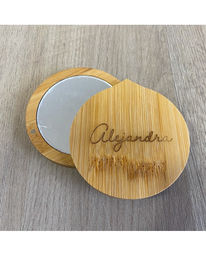 Espejo Personalizado con Tapa Grabada