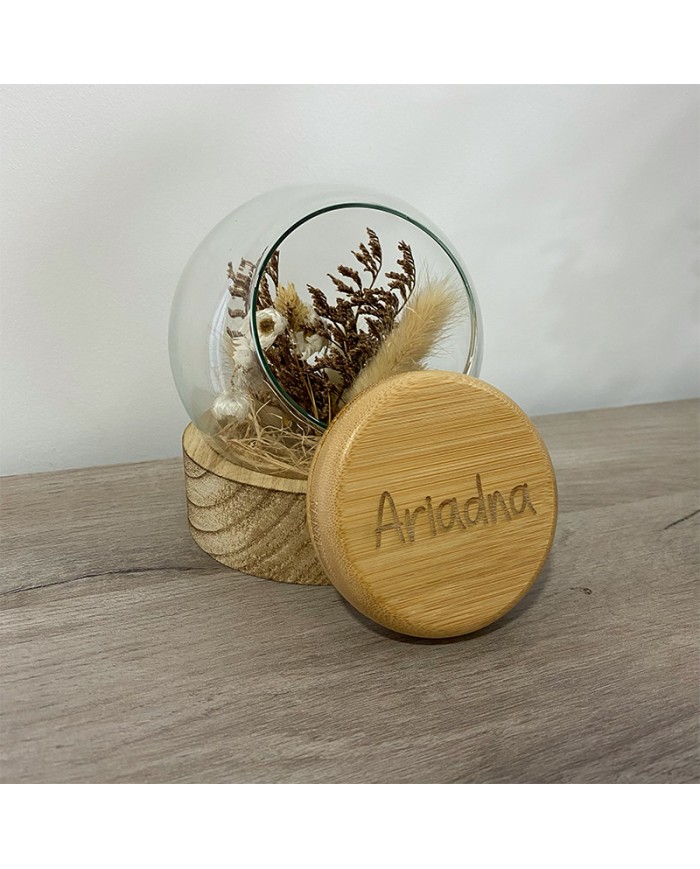 Cepillo con Espejo 2 en 1 con Nombre Grabado e Imán