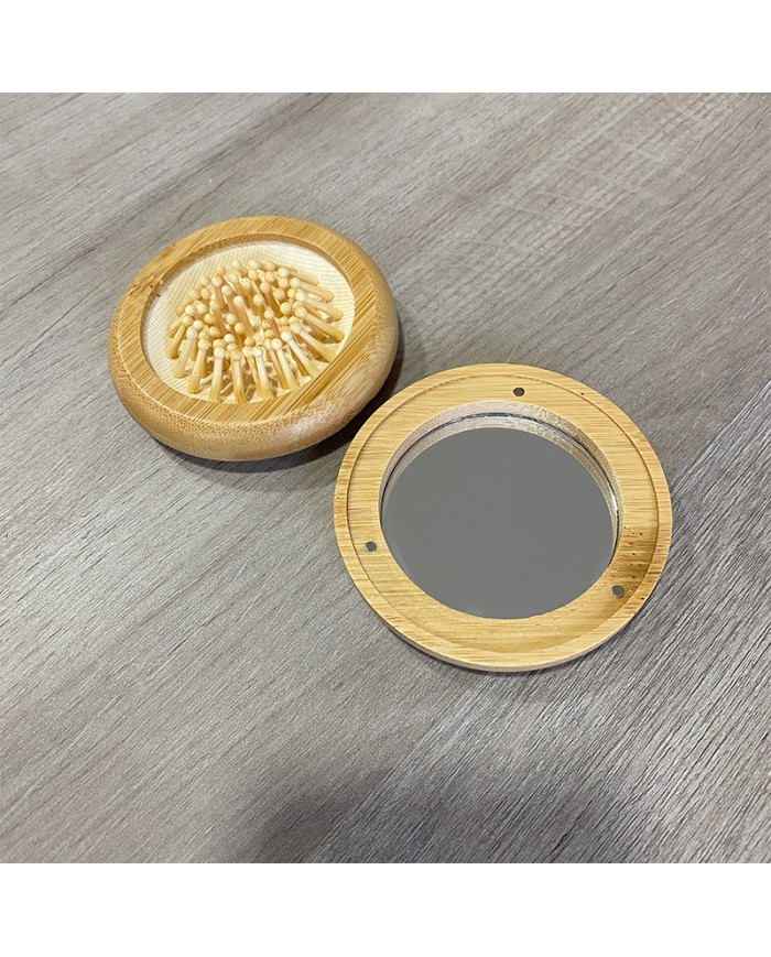 Cepillo con Espejo 2 en 1 con Nombre Grabado e Imán