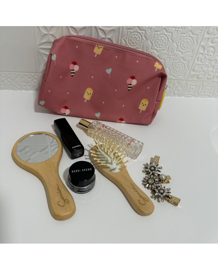 Set Cepillo y Espejo con Nombre Grabado