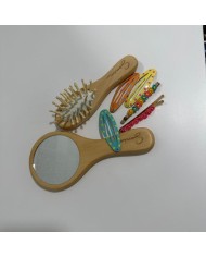 Set Cepillo y Espejo con Nombre Grabado