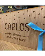 Libro de Firmas de Bautizo con Nombre Grabado