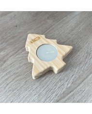 Vela en Forma de Árbol de Navidad