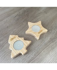 Vela en Forma de Estrella de Navidad