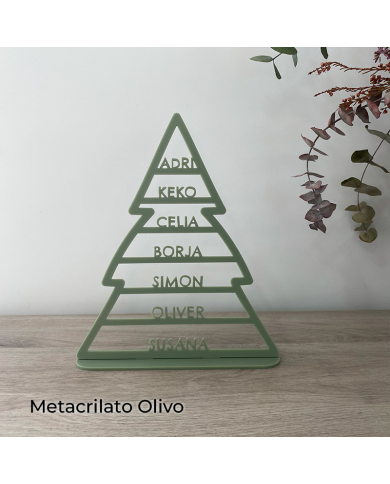 Árbol de Navidad de Nombres "Abeto"