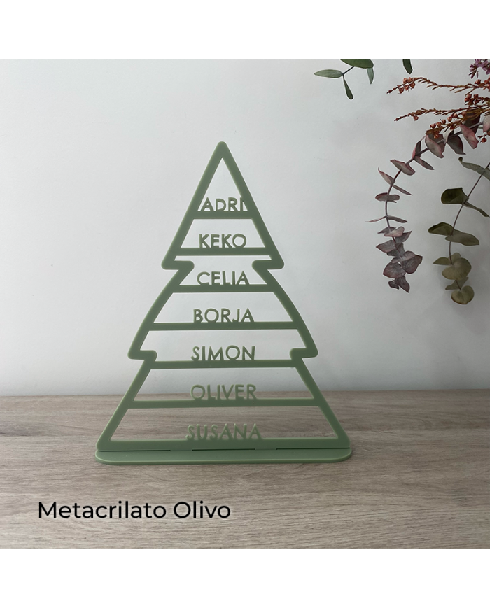 Árbol de Navidad de Nombres "Abeto" Árbol de Navidad de Nombres "Abeto"