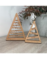 Árbol de Navidad de Nombres "Abeto con Bombillas"