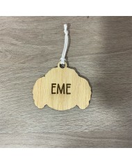 Bola de Navidad de Perro de Raza Personalizada con Nombre