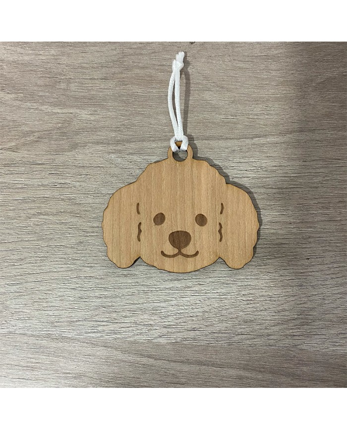 Bola de Navidad de Perro de Raza Personalizada con Nombre