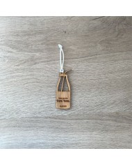 Adorno Navideño en Forma de Botella de Leche con Nombre Personalizado