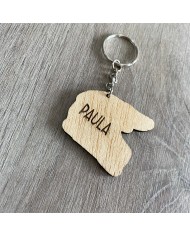 Llavero Casco de Motocross Personalizado con Nombre