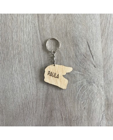 Llavero Casco de Motocross Personalizado con Nombre