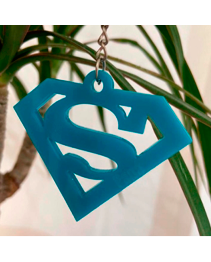 Llavero Super Papa de Metacrilato o Madera