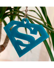 Llavero Super Papa de Metacrilato o Madera