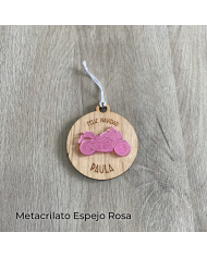Bola de Navidad con Tu Moto Personalizada con Nombre