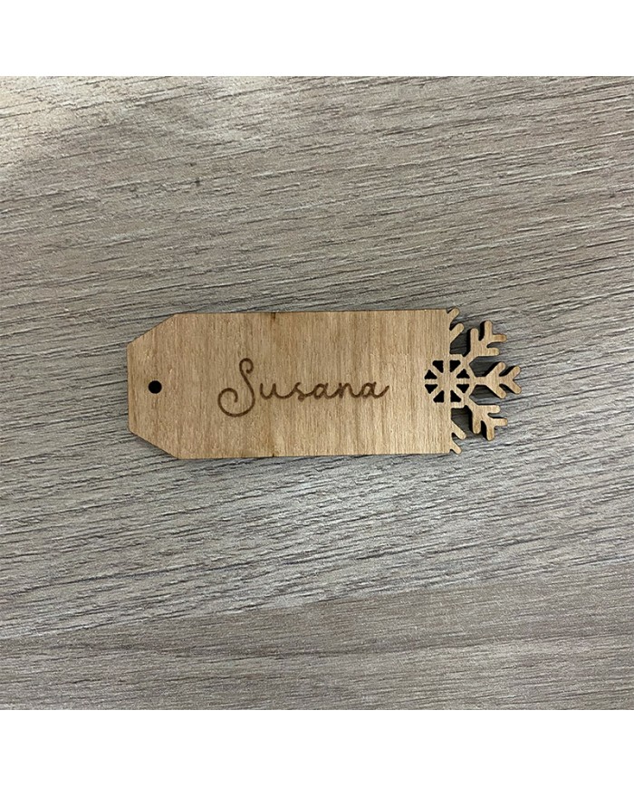 Etiqueta Navideña Identificadora