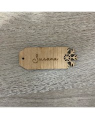 Adorno Navideño en Forma de Botella de Leche con Nombre Personalizado