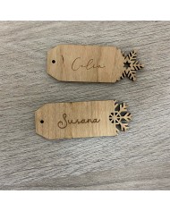 Etiqueta Navideña Identificadora