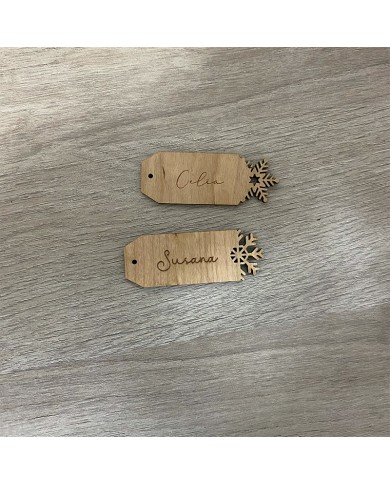 Etiqueta Navideña Identificadora