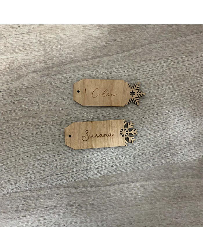 Etiqueta Navideña Identificadora