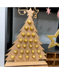 Árbol de Adviento (24 uds) Sin Bombones Ferrero Rocher