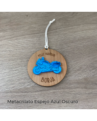 Bola de Navidad con Tu Moto Personalizada con Nombre
