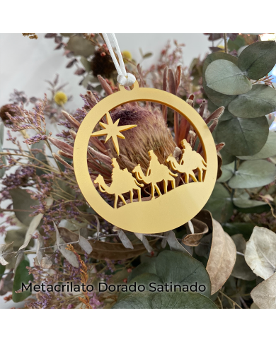 Bola de Navidad Tres Reyes Magos Troquelados Bola de Navidad Tres Reyes Magos Troquelados