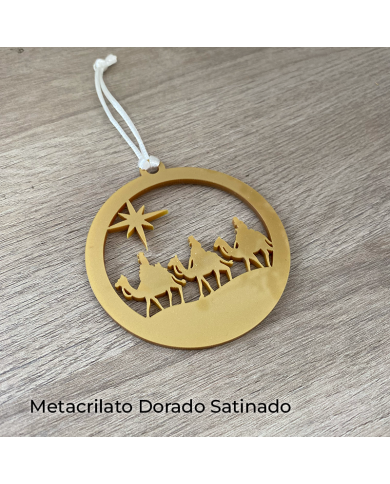 Bola de Navidad Tres Reyes Magos Troquelados Bola de Navidad Tres Reyes Magos Troquelados