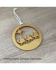 Bola de Navidad Tres Reyes Magos Troquelados