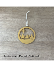 Bola de Navidad Tres Reyes Magos Troquelados