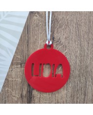 Bola de Navidad con Nombre Calado