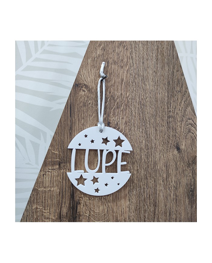 Bola de Navidad con Nombre en Medio Bola de Navidad con Nombre en Medio