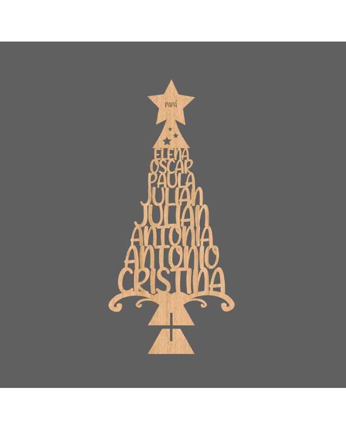 Árbol de 8-12 Nombres Madera