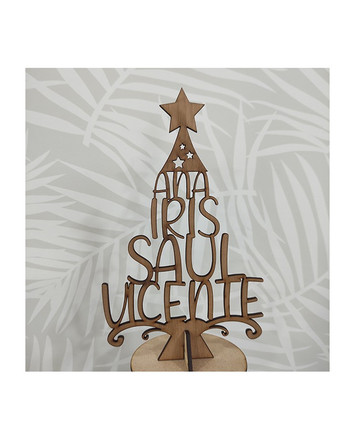 Árbol de navidad 3-5 Nombres