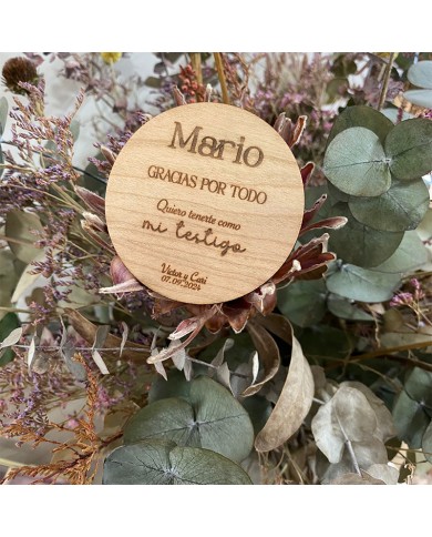 Placas de Madera Personalizadas para Testigos de Boda Placas de Madera Personalizadas para Testigos de Boda