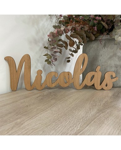 Nombre en Madera Nombre en Madera