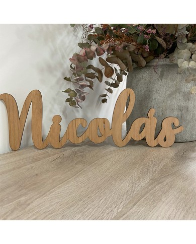 Nombre en Madera Nombre en Madera