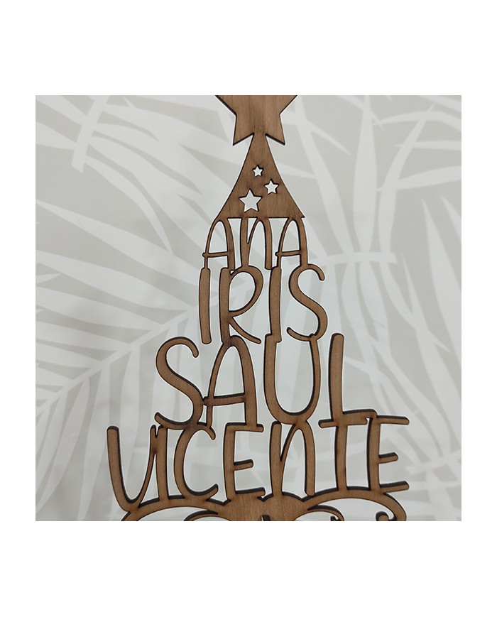 Árbol de navidad 3-5 Nombres