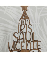 Árbol de navidad 3-5 Nombres