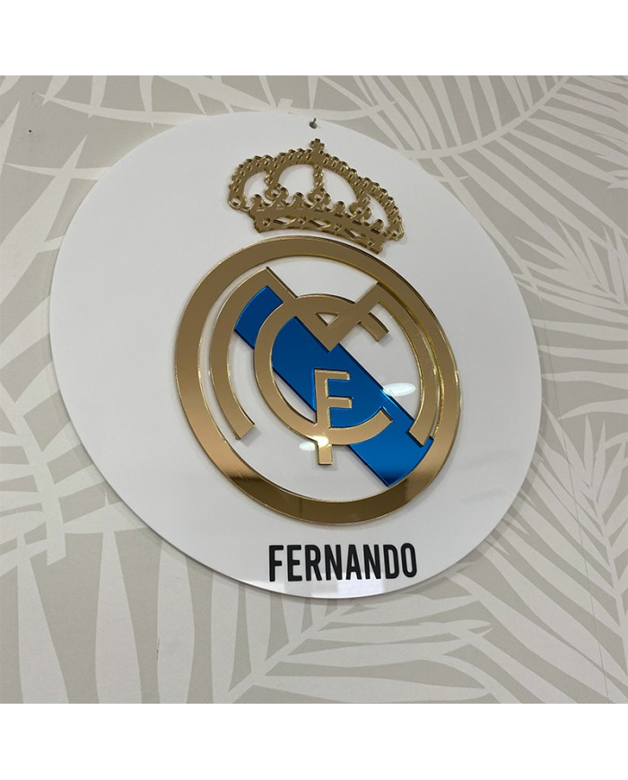 Cartel Real Madrid con Nombre
