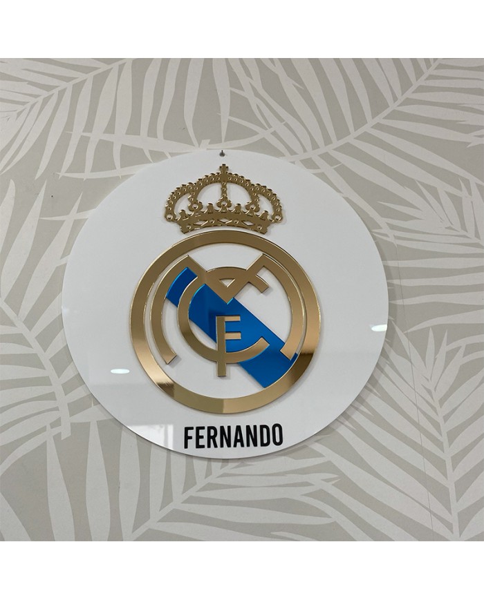Cartel Real Madrid con Nombre