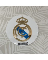 Cartel Real Madrid con Nombre