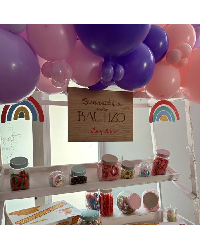 Cartel Bienvenidos a mi / nuestro Bautizo