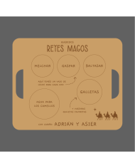 Bandeja para los Reyes Magos con Silueta