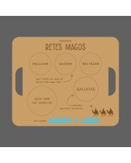Bandeja para los Reyes Magos con Silueta