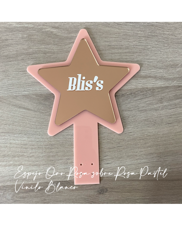 Estrella para Copa del Árbol con Doble Metacrilato y Vinilo