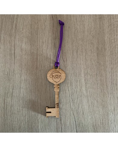 Adorno Navideño Llaves Papá Noel o Reyes Magos Personalizado con Nombre