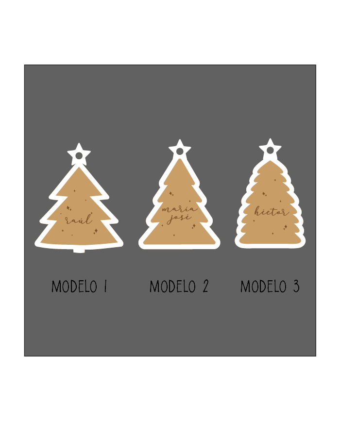 Bolas Navideñas en Forma de Árbol de Navidad Bolas Navideñas en Forma de Árbol de Navidad