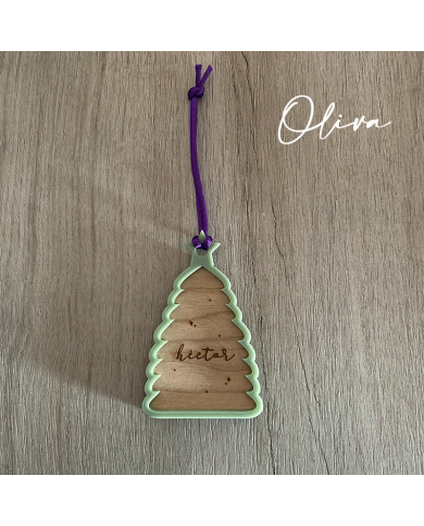 Bolas Navideñas en Forma de Árbol de Navidad