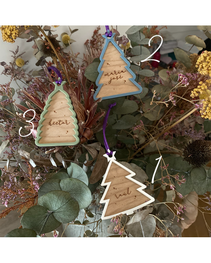 Bolas Navideñas en Forma de Árbol de Navidad Bolas Navideñas en Forma de Árbol de Navidad